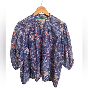 Chufy Gone Jammin Collection Balloon Sleeve Blouse XS